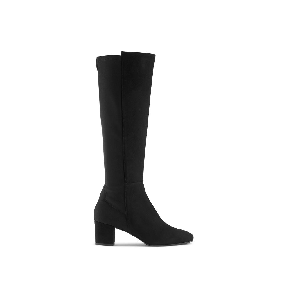 Black Russell And Bromley Trinni Long Stretch Women\'s Knee-high Boots | CA-6058J