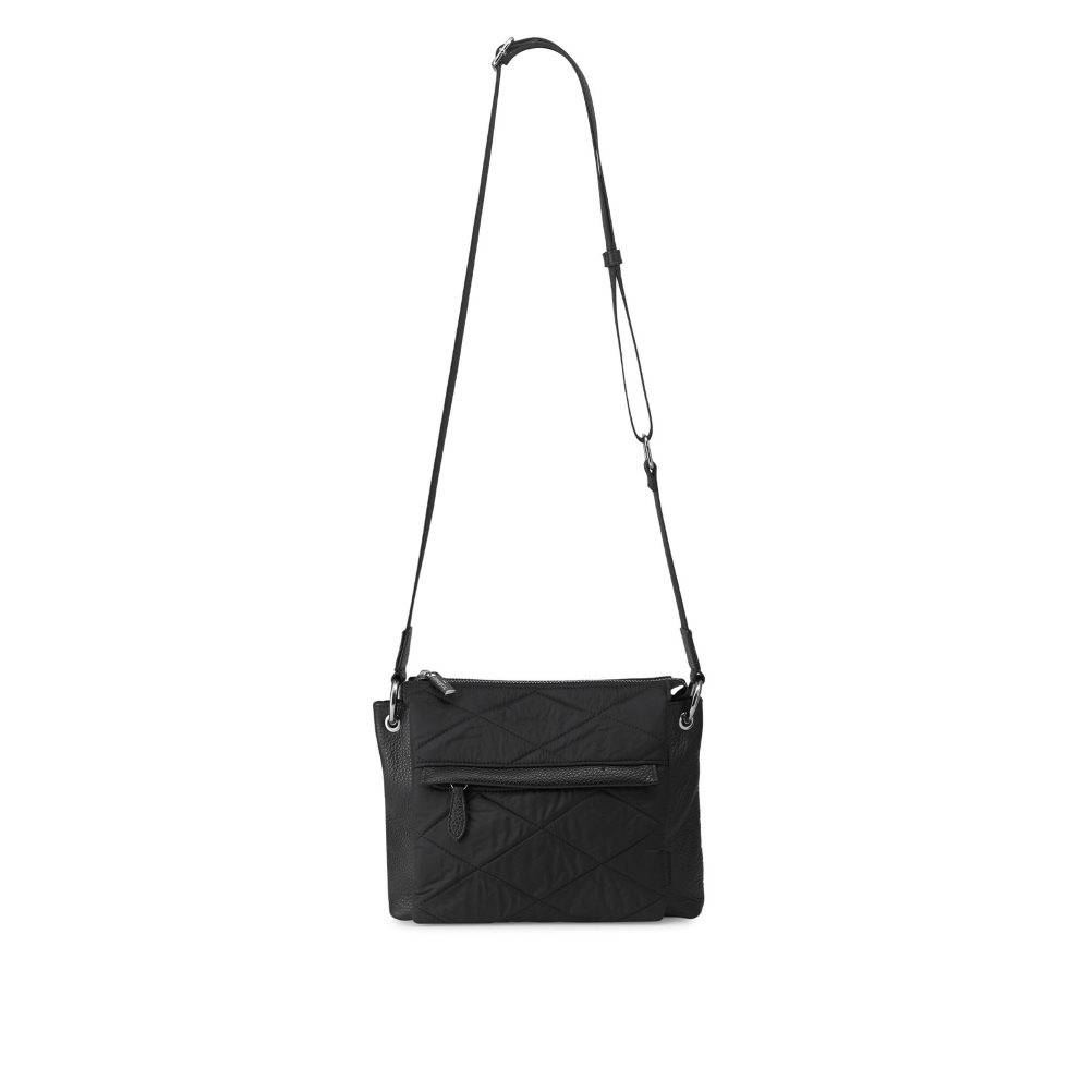 Black Russell And Bromley Trooper Multi Pocket Women's Crossbody Bags | CA-0951Z
