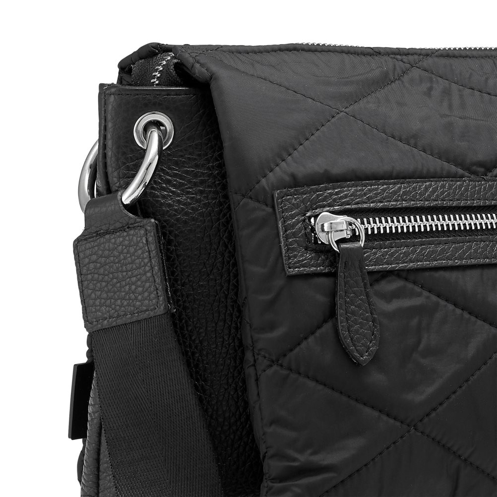 Black Russell And Bromley Trooper Multi Pocket Women's Crossbody Bags | CA-0951Z