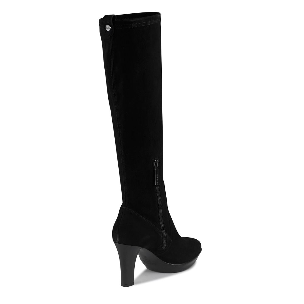 Black Russell And Bromley Windfall Women's Knee-high Boots | CA-5201U