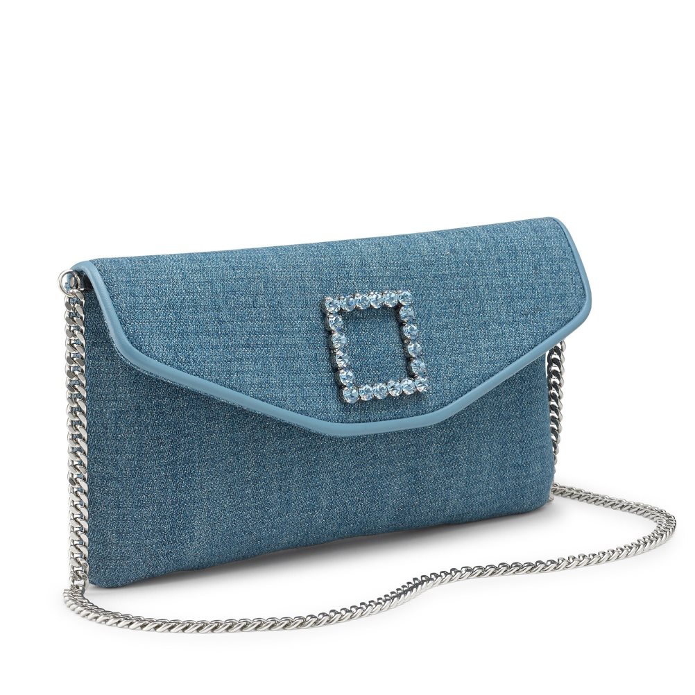 Blue Russell And Bromley Fairytale Envelope Women's Clutch Bag | CA-4315A