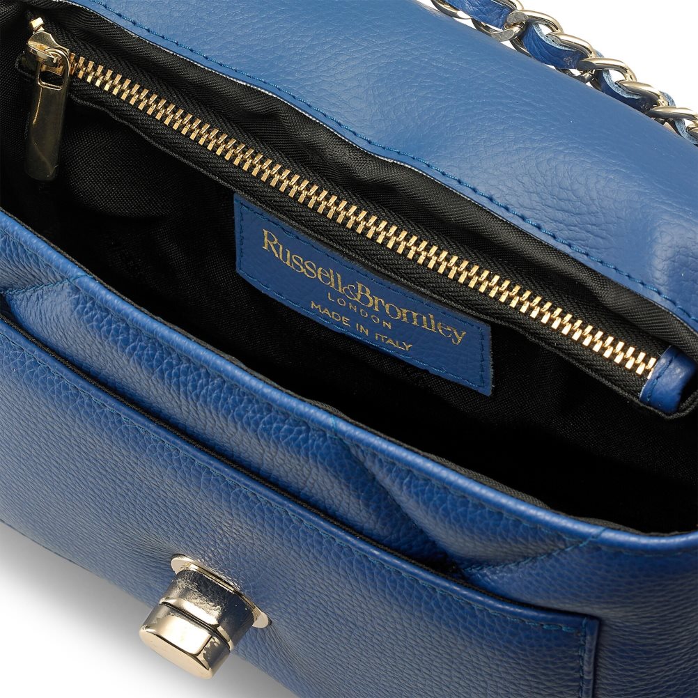 Blue Russell And Bromley Quiltpuff Midi Women's Mini Bag | CA-2985L