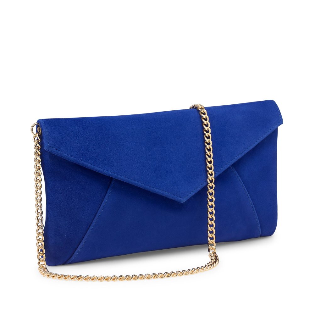 Blue Russell And Bromley Topform Envelope Women's Clutch Bag | CA-3970J