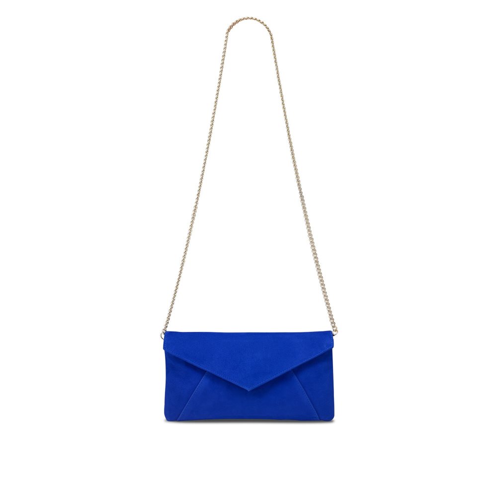 Blue Russell And Bromley Topform Envelope Women's Clutch Bag | CA-3970J