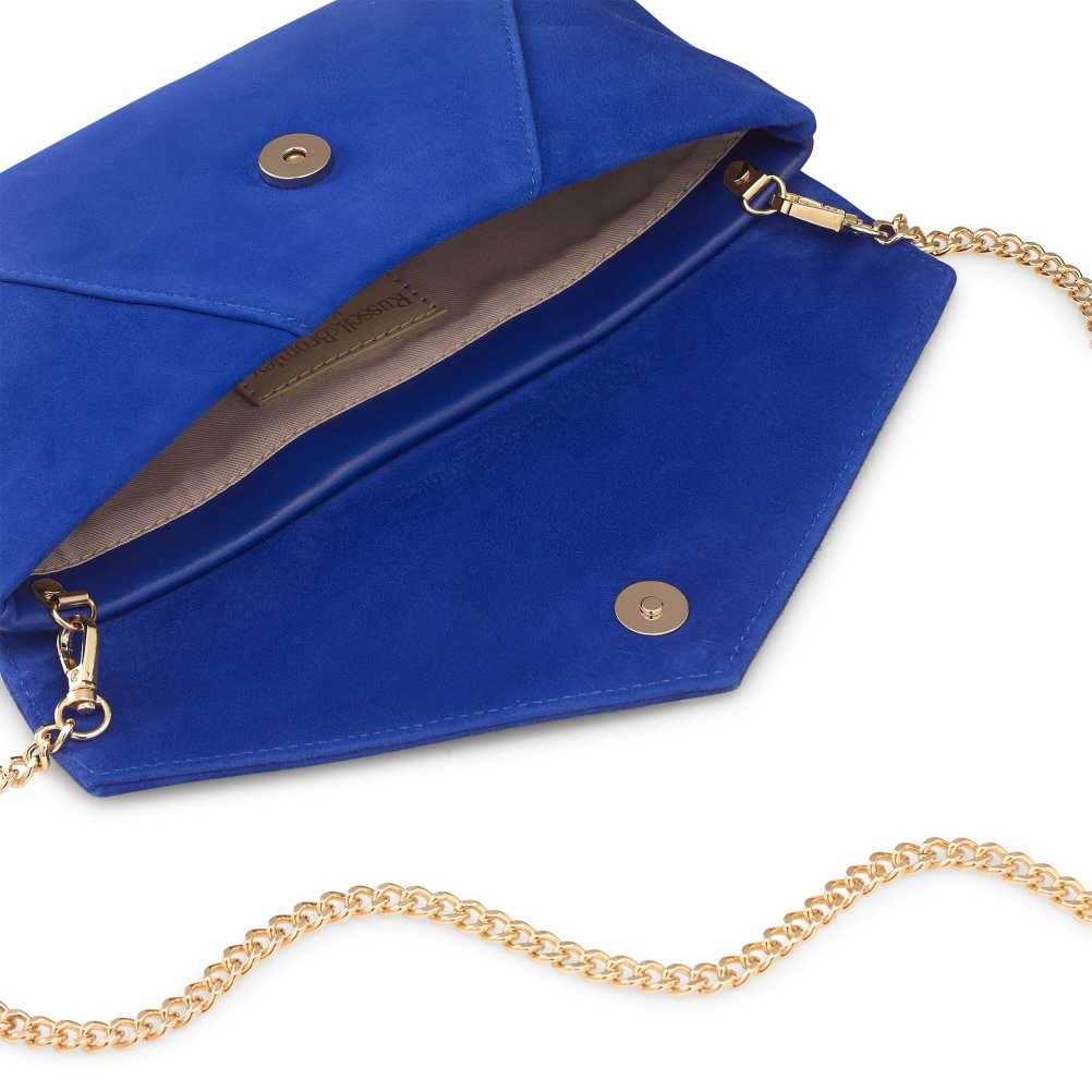 Blue Russell And Bromley Topform Envelope Women's Clutch Bag | CA-3970J