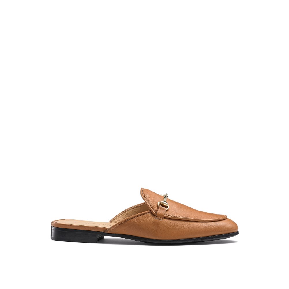 Brown Russell And Bromley Backless Women\'s Loafers | CA-2394Q