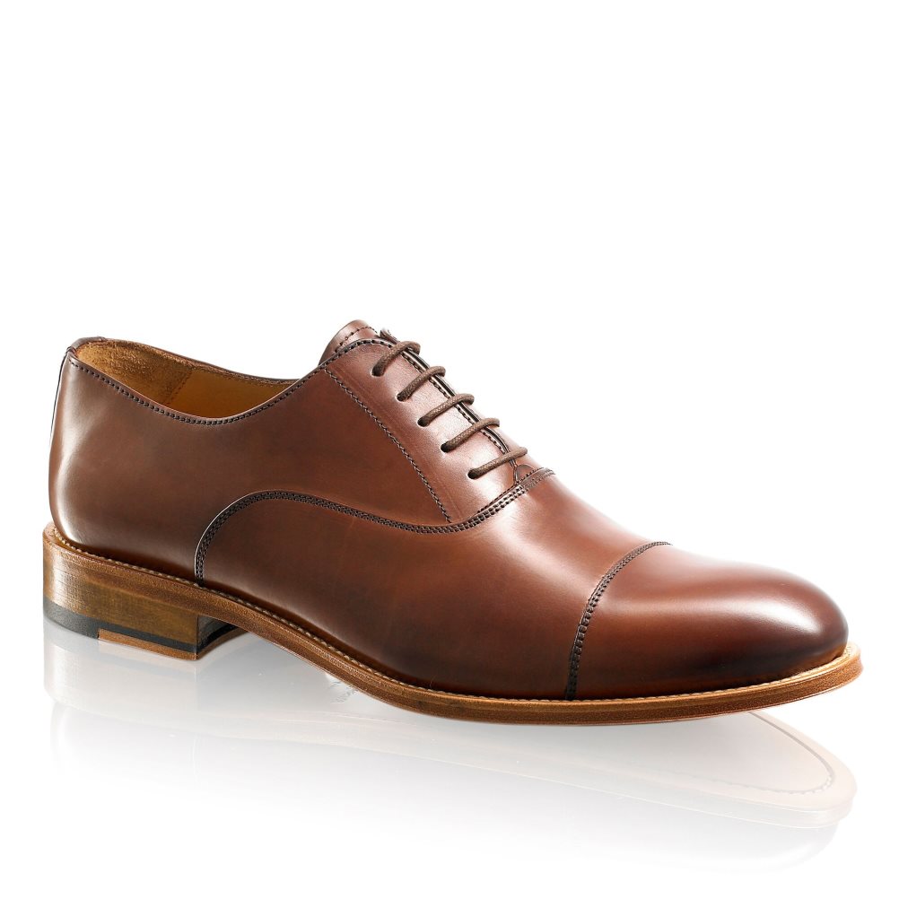 Brown Russell And Bromley Boris Lace-up Oxford Men's Formal Shoes | CA-3912T