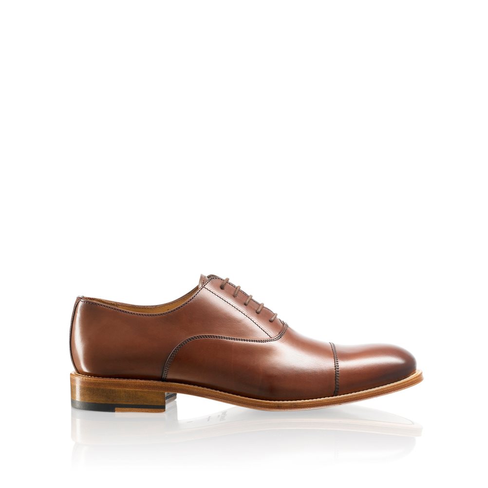Brown Russell And Bromley Boris Lace-up Oxford Men\'s Formal Shoes | CA-3912T
