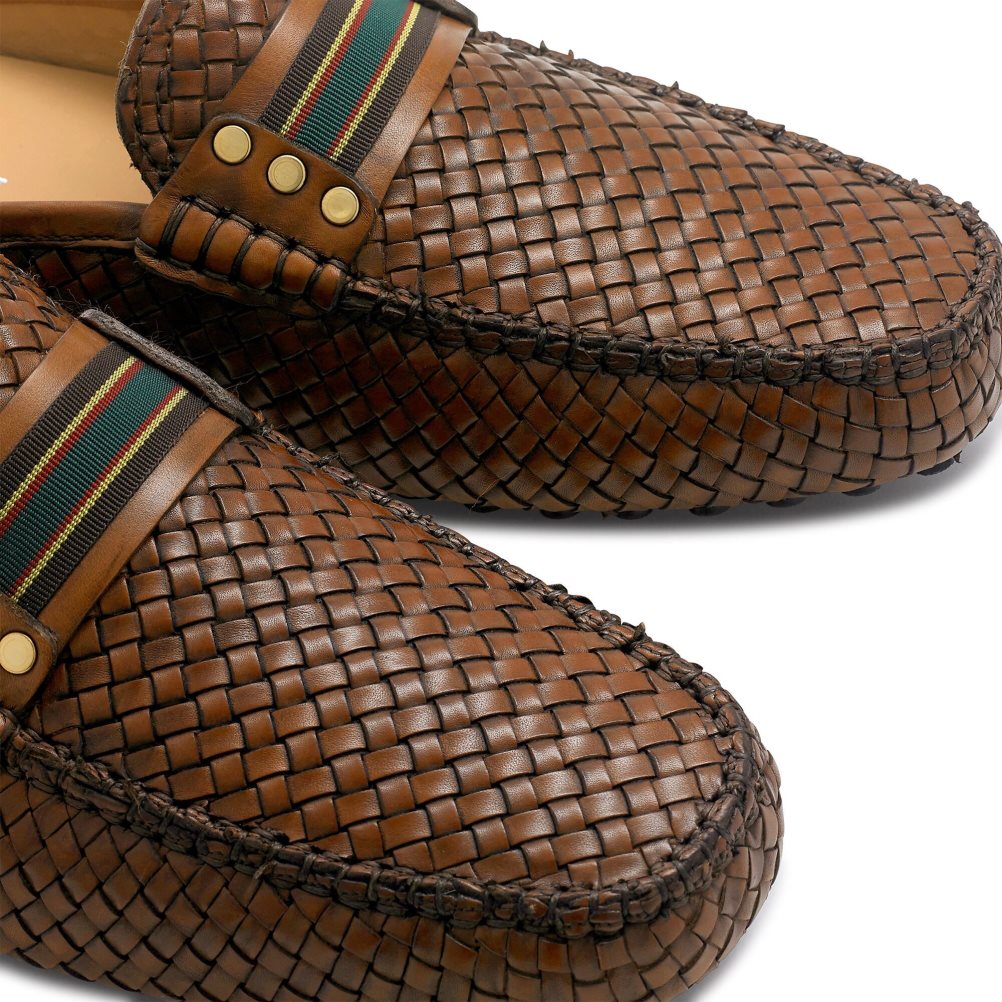 Brown Russell And Bromley Cabriolet Backless Men's Loafers | CA-1962S