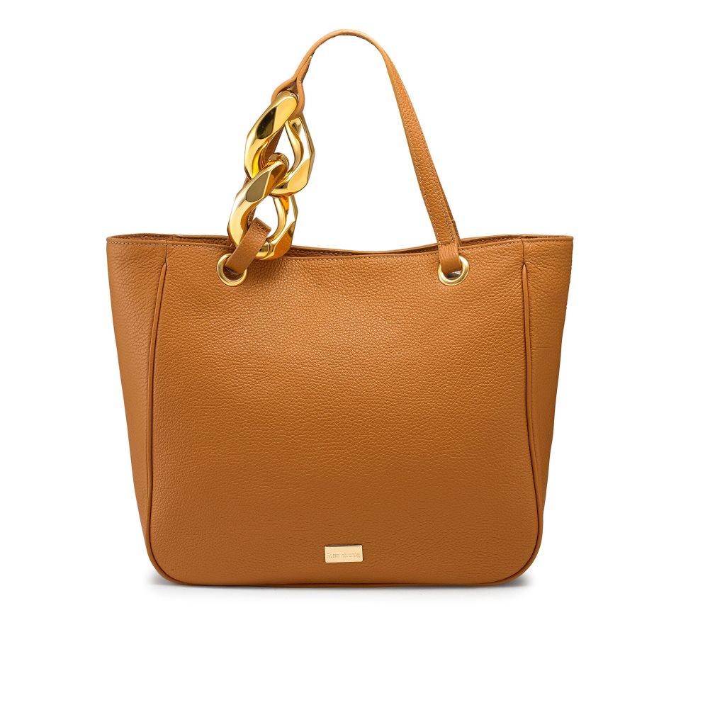 Brown Russell And Bromley Chainy Chain Detail Top Women\'s Handbag | CA-9106F