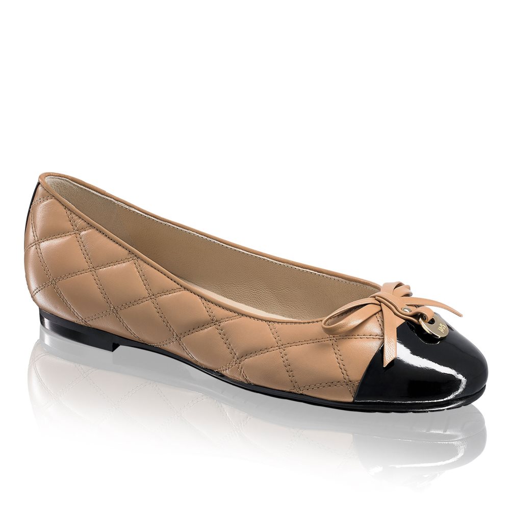 Brown Russell And Bromley Charming Quilted Women's Ballet Flats | CA-0936I