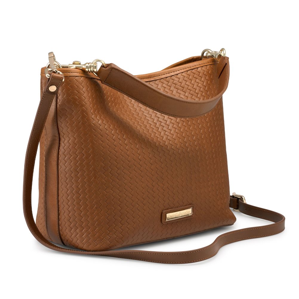 Brown Russell And Bromley Getaway Soft Grab Women's Crossbody Bags | CA-7059Y