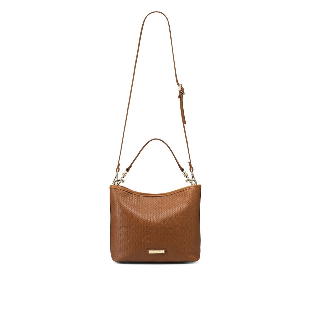 Brown Russell And Bromley Getaway Soft Grab Women's Crossbody Bags | CA-7059Y