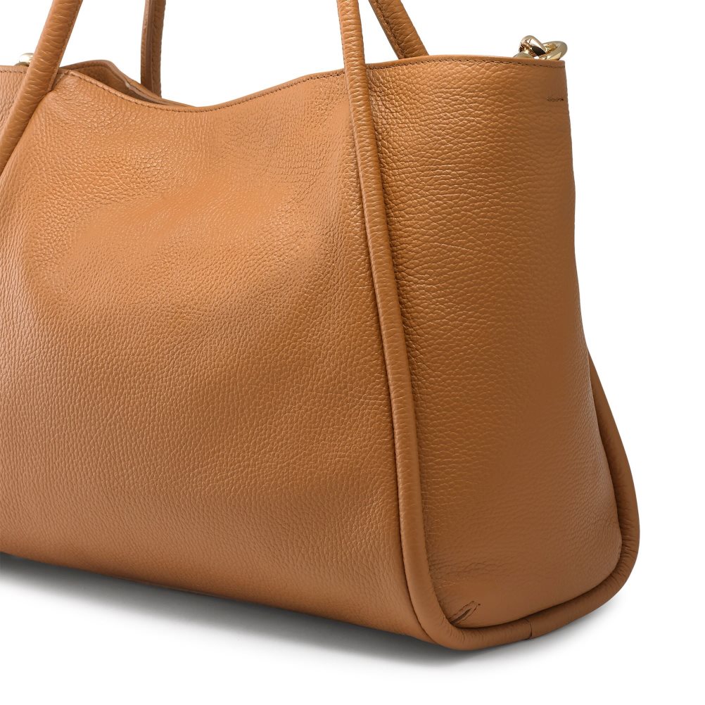 Brown Russell And Bromley Icon Chain East/West Grab Women's Tote Bags | CA-4912R