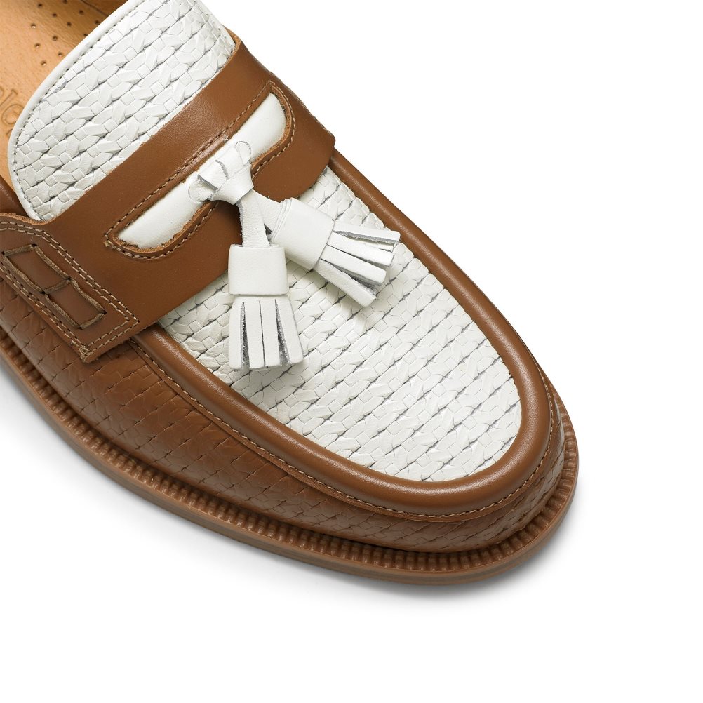 Brown Russell And Bromley Keeble 4 Tassel College Men's Formal Shoes | CA-2890S