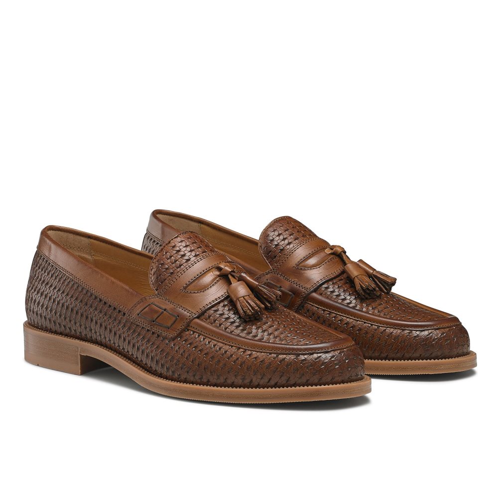 Brown Russell And Bromley Keeble 4 Tassel College Men's Formal Shoes | CA-8304M
