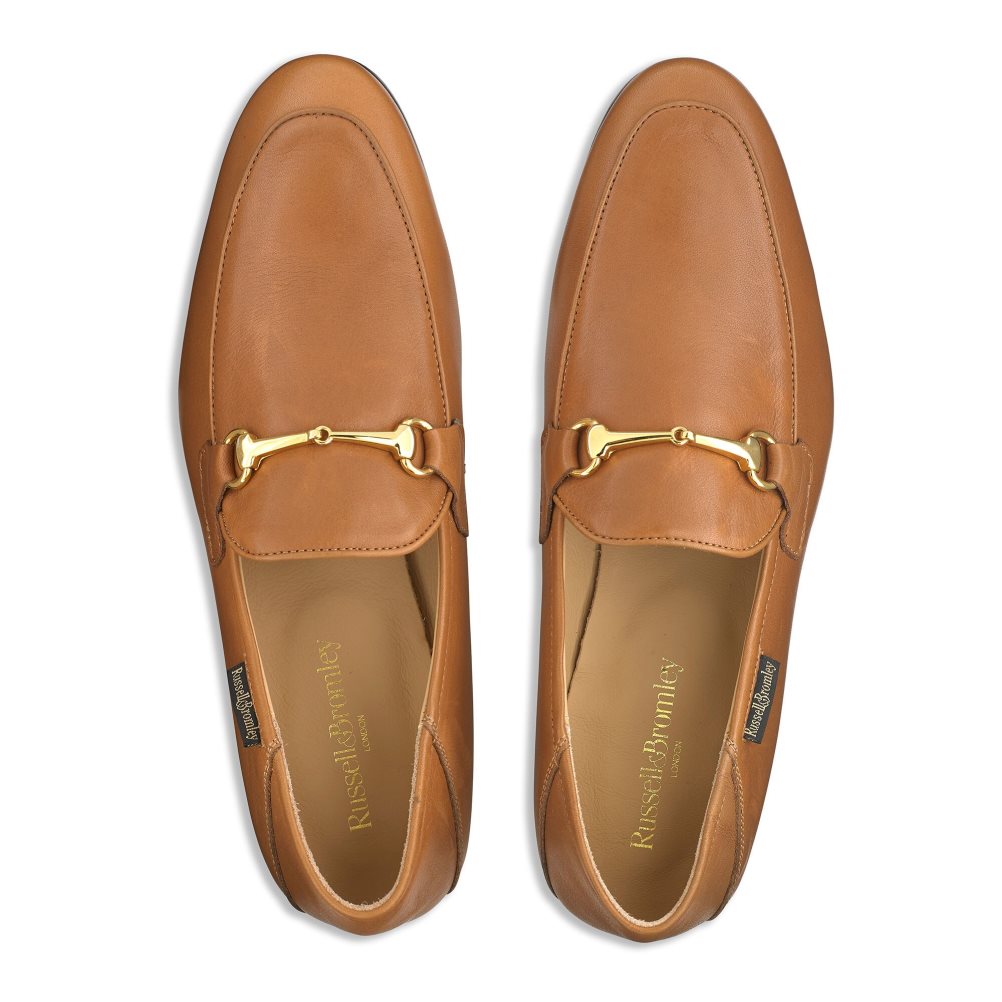 Brown Russell And Bromley Loafer M Snaffle Men's Formal Shoes | CA-1692U