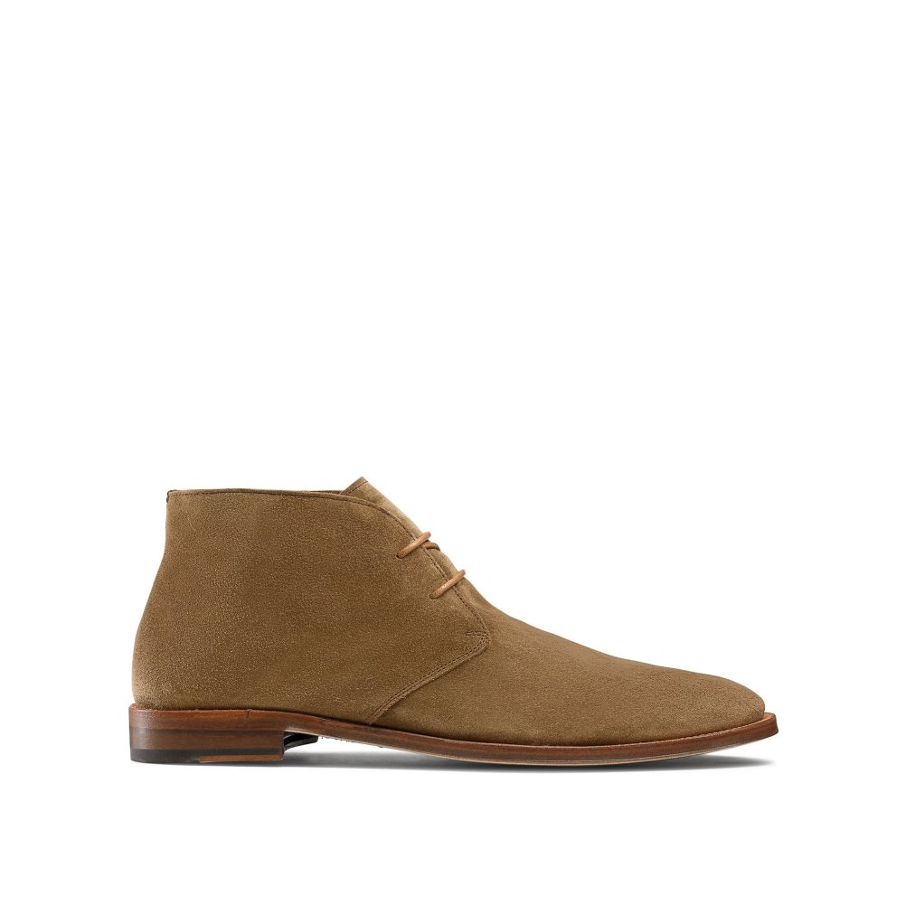 Brown Russell And Bromley Pall Mall Unlined Men\'s Chukka Boots | CA-3708E