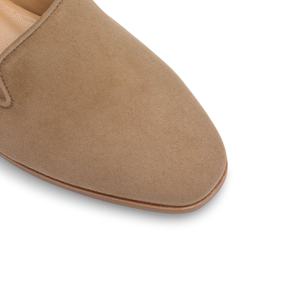 Brown Russell And Bromley Smoking Dress Women's Ballet Flats | CA-8640E