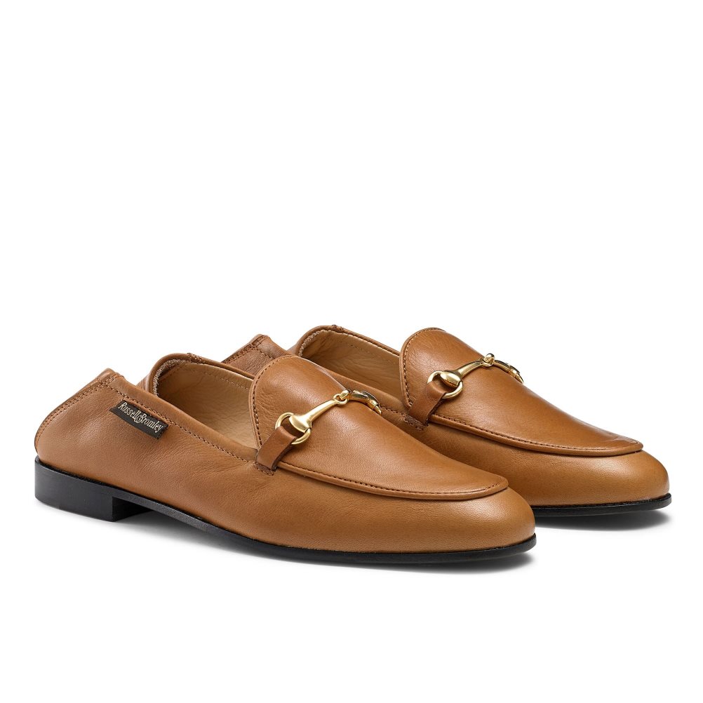 Brown Russell And Bromley Snaffle Women's Loafers | CA-5923F