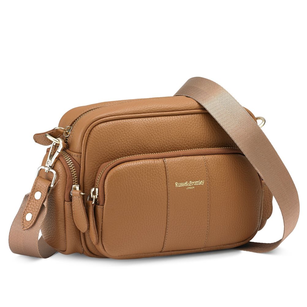 Brown Russell And Bromley Snapshot Multi-pocket Women's Crossbody Bags | CA-3617C