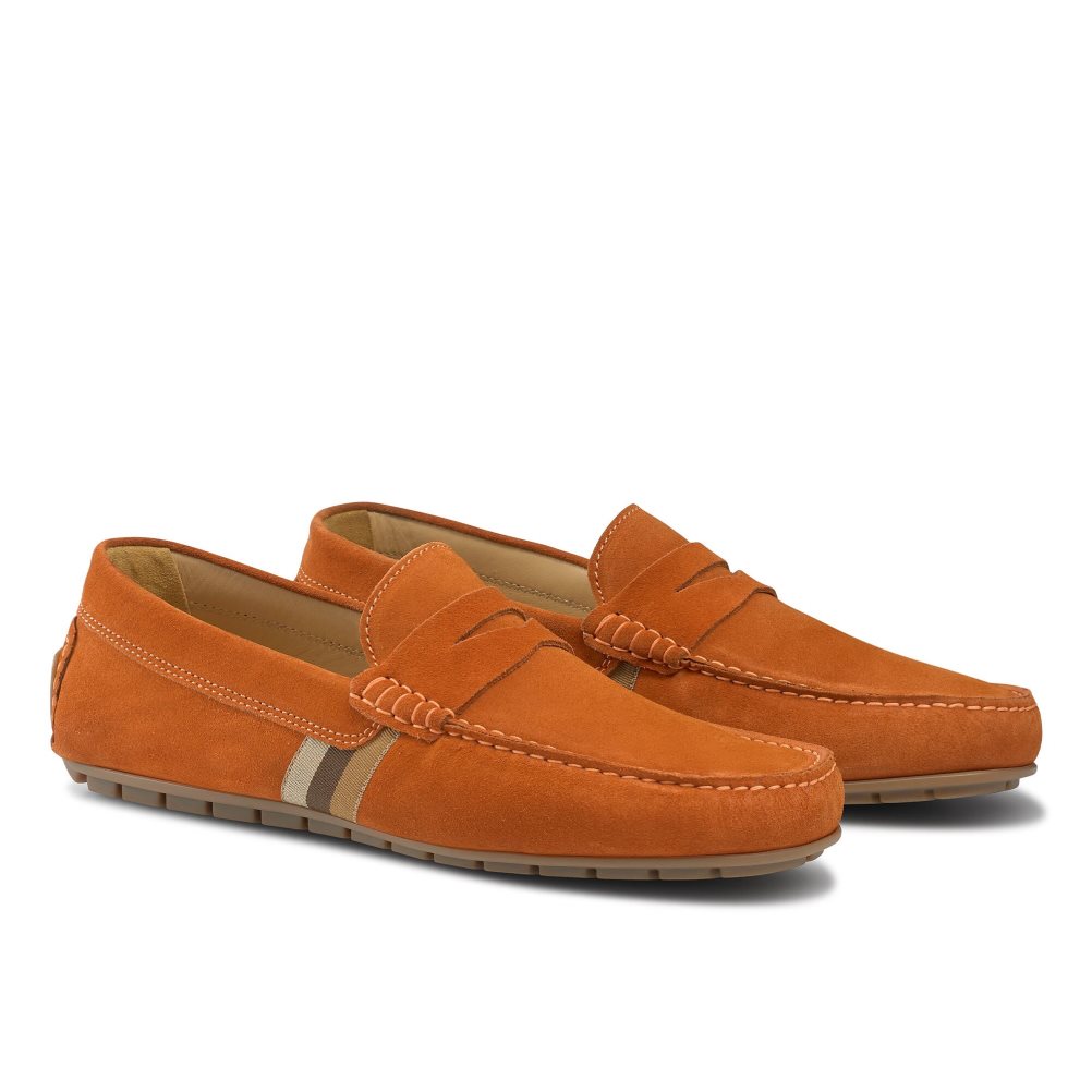 Brown Russell And Bromley Soft Wear Driver Men's Formal Shoes | CA-0816F