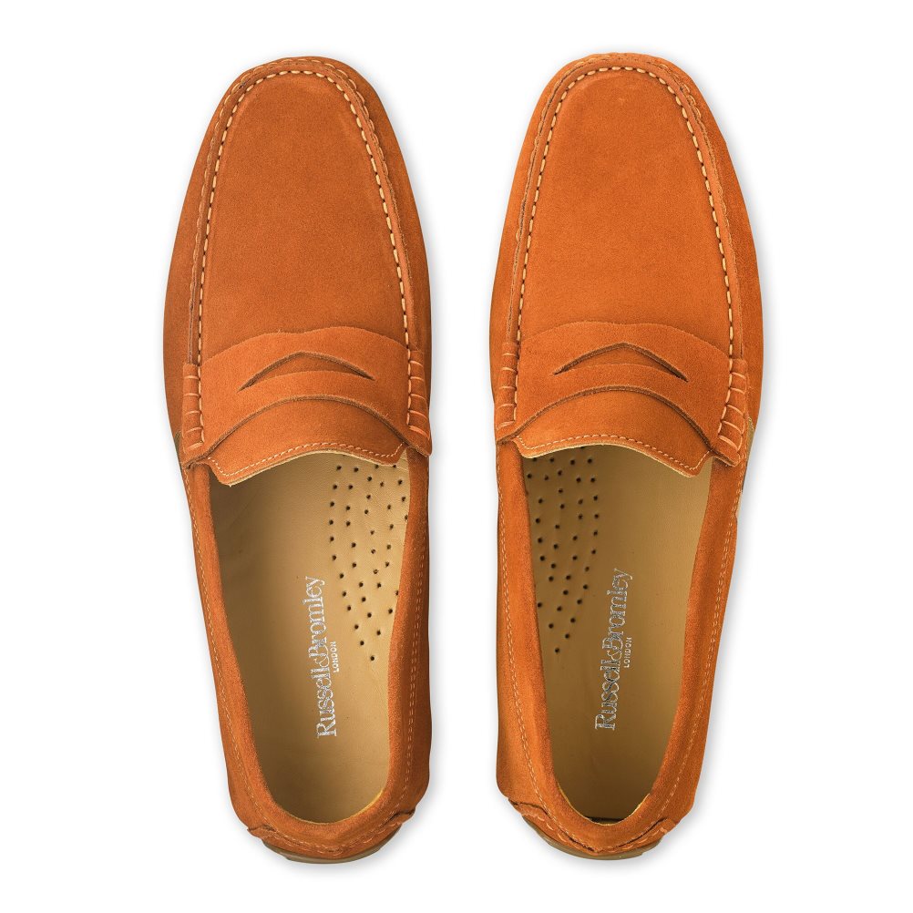 Brown Russell And Bromley Soft Wear Driver Men's Formal Shoes | CA-0816F
