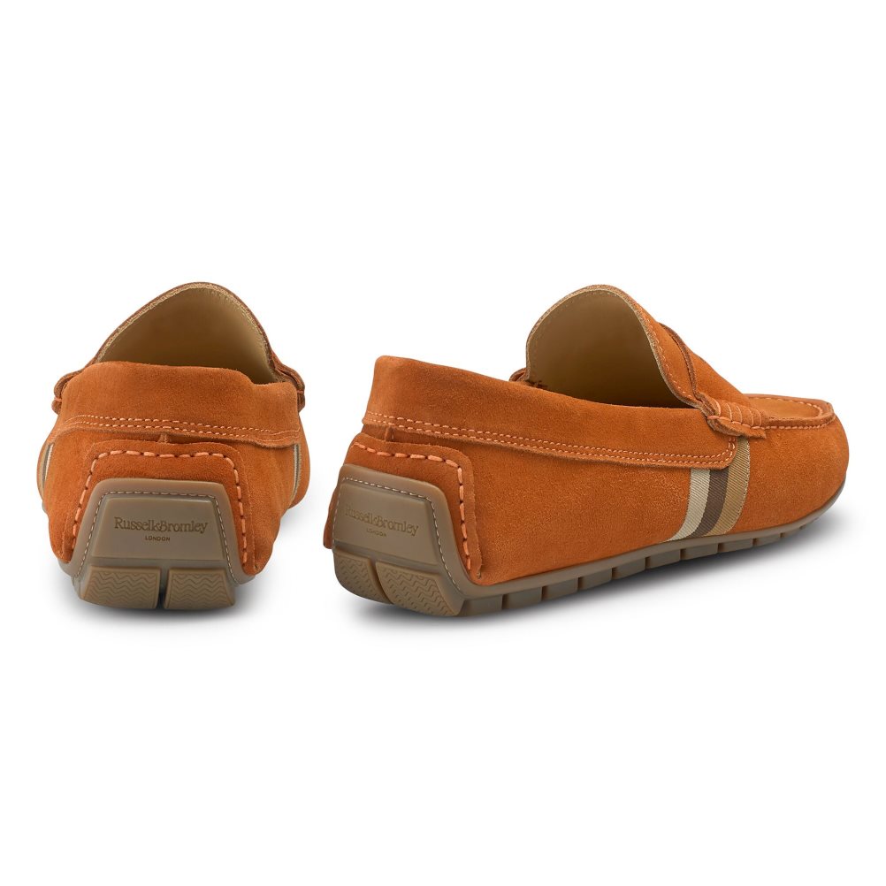 Brown Russell And Bromley Soft Wear Driver Men's Formal Shoes | CA-0816F