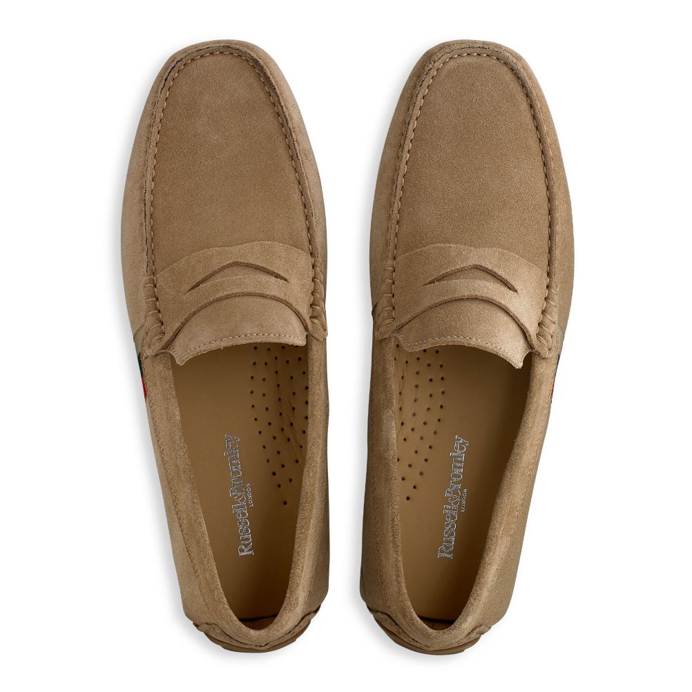 Brown Russell And Bromley Soft Wear Driving Men's Formal Shoes | CA-6912K