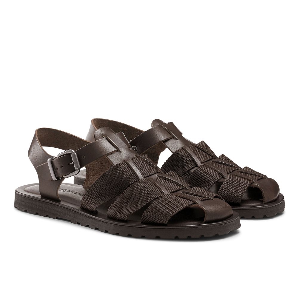 Chocolate Russell And Bromley Fab Fisher Men's Casual Shoes | CA-0739I
