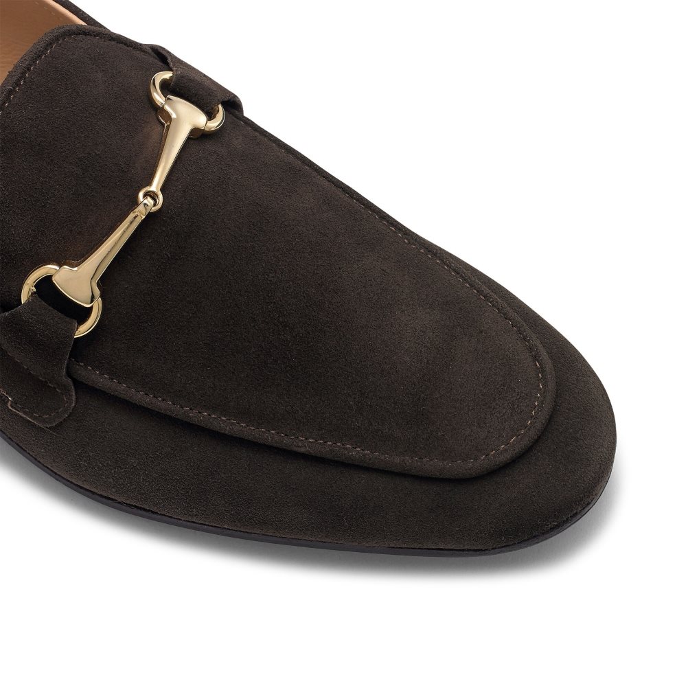 Chocolate Russell And Bromley Loafer M Snaffle Men's Formal Shoes | CA-4703G