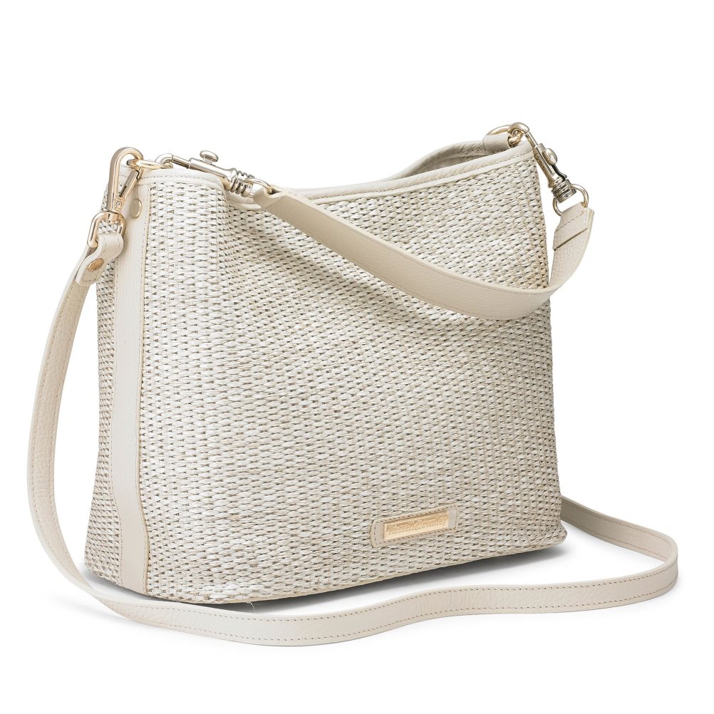 Cream Russell And Bromley Getaway Soft Grab Women's Crossbody Bags | CA-4067K