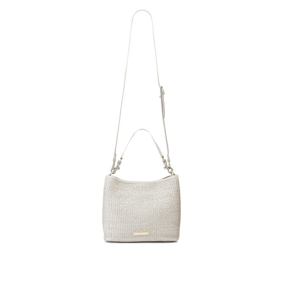 Cream Russell And Bromley Getaway Soft Grab Women's Crossbody Bags | CA-4067K