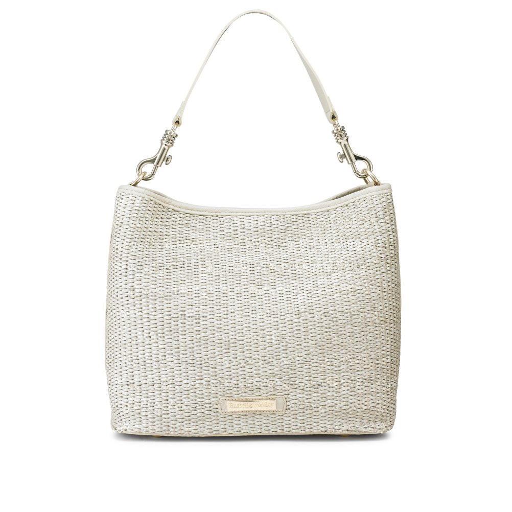 Cream Russell And Bromley Getaway Soft Grab Women\'s Crossbody Bags | CA-4067K