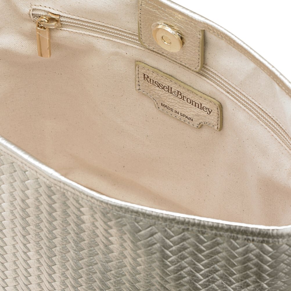 Gold Russell And Bromley Getaway Soft Grab Women's Tote Bags | CA-0632H