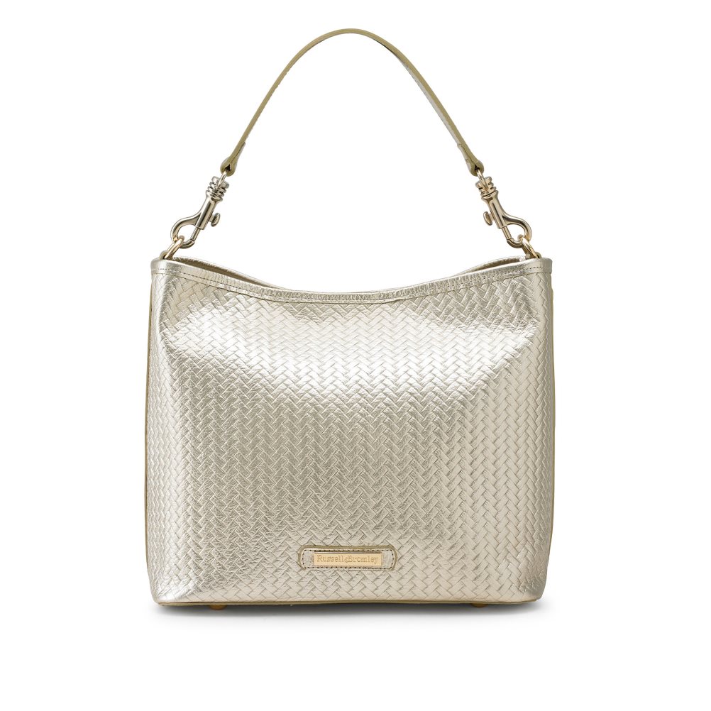 Gold Russell And Bromley Getaway Soft Grab Women\'s Tote Bags | CA-0632H