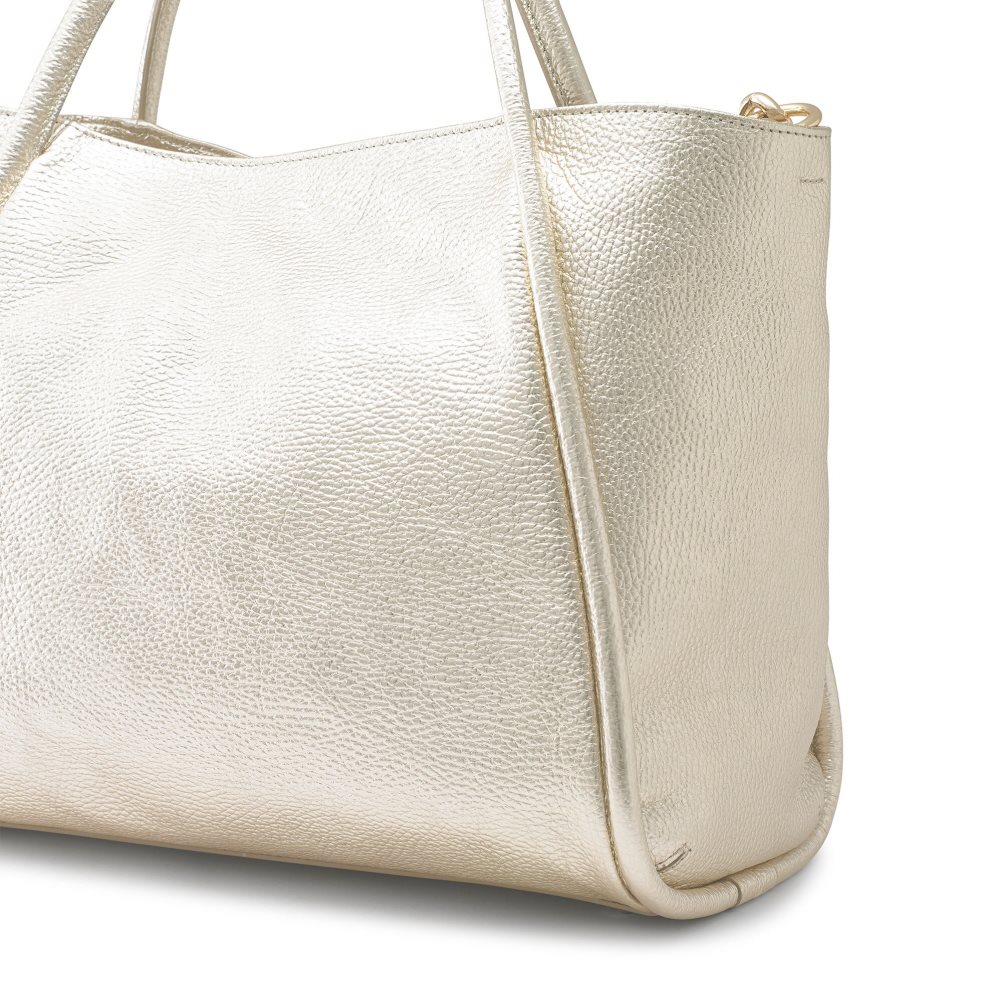 Gold Russell And Bromley Icon Chain East/West Grab Women's Tote Bags | CA-6120S