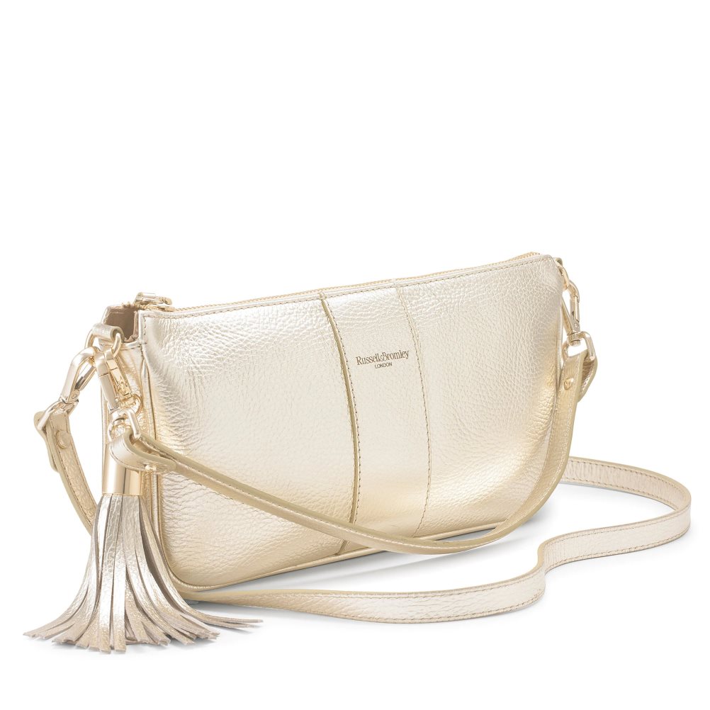 Gold Russell And Bromley Paris Slim Baguette Women's Tote Bags | CA-3675H