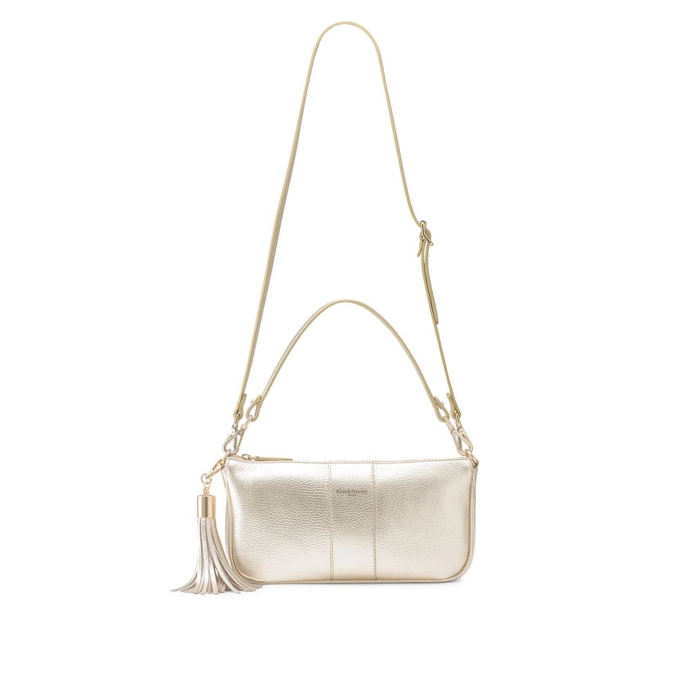 Gold Russell And Bromley Paris Slim Baguette Women's Tote Bags | CA-3675H