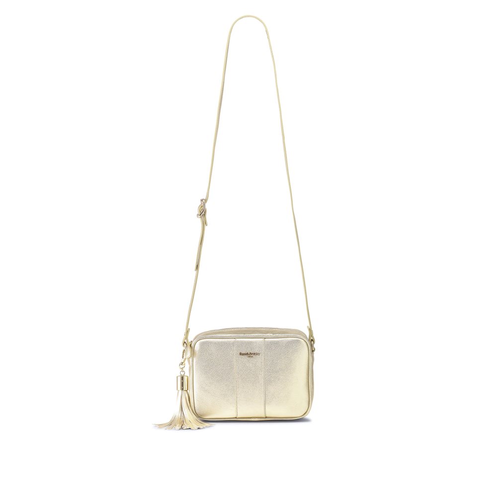 Gold Russell And Bromley Rowan Camera Women's Crossbody Bags | CA-4359Z