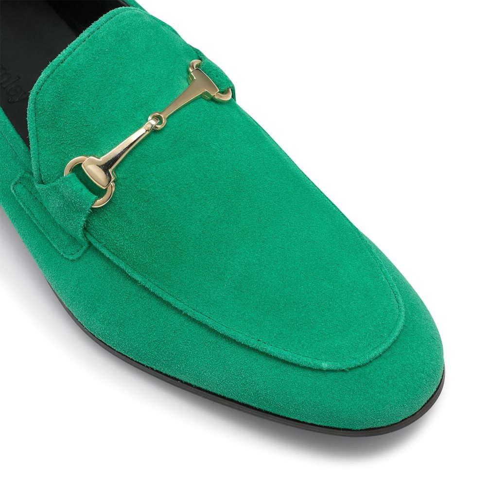 Green Russell And Bromley Loafer M Snaffle Men's Formal Shoes | CA-0723Q