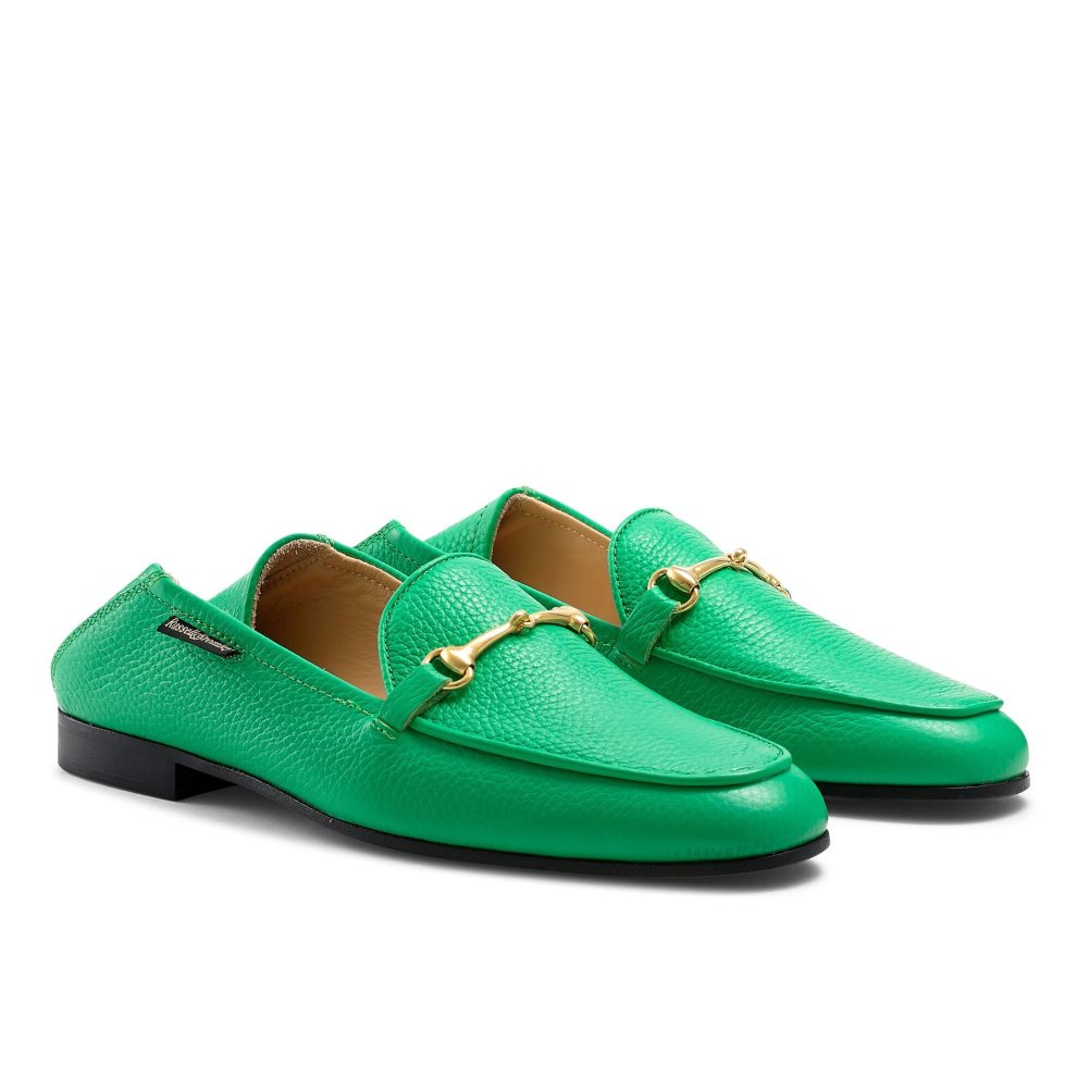 Green Russell And Bromley Snaffle Women's Loafers | CA-6708O