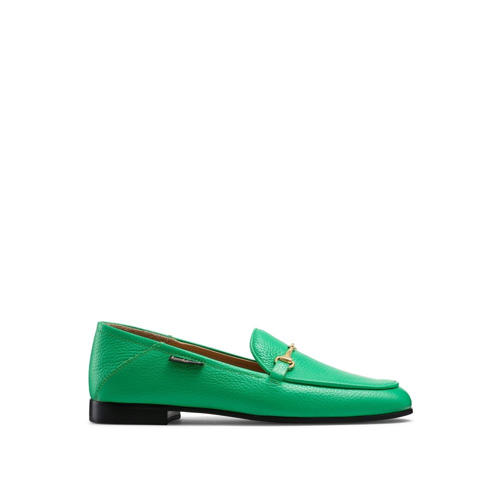 Green Russell And Bromley Snaffle Women\'s Loafers | CA-6708O
