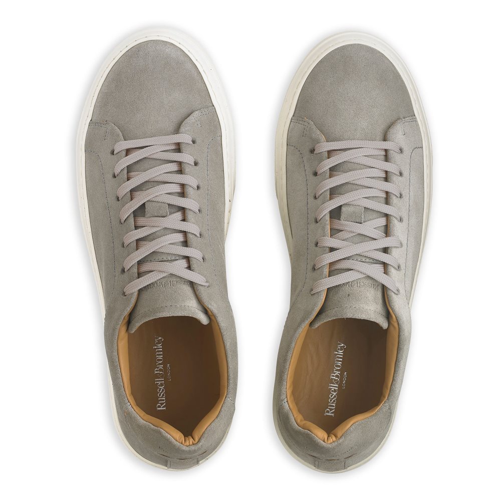 Grey Russell And Bromley Out Pace Luxury Men's Sneakers | CA-3518D