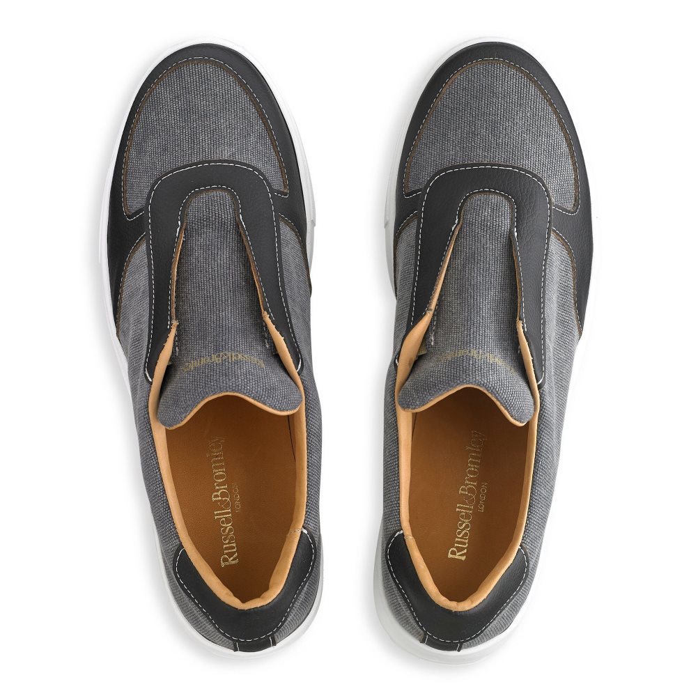 Grey Russell And Bromley Park Ave Eco Flatform Women's Platform Shoes | CA-3871M