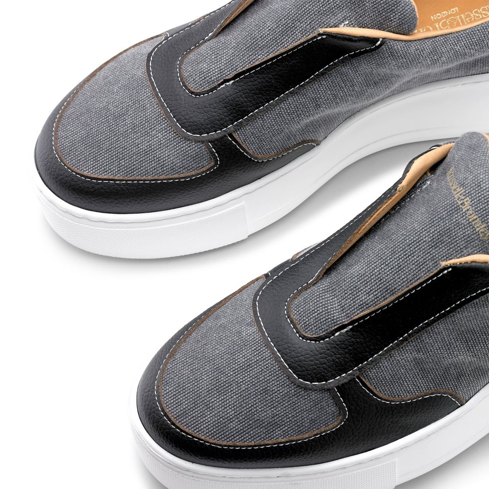 Grey Russell And Bromley Park Ave Eco Flatform Women's Platform Shoes | CA-3871M