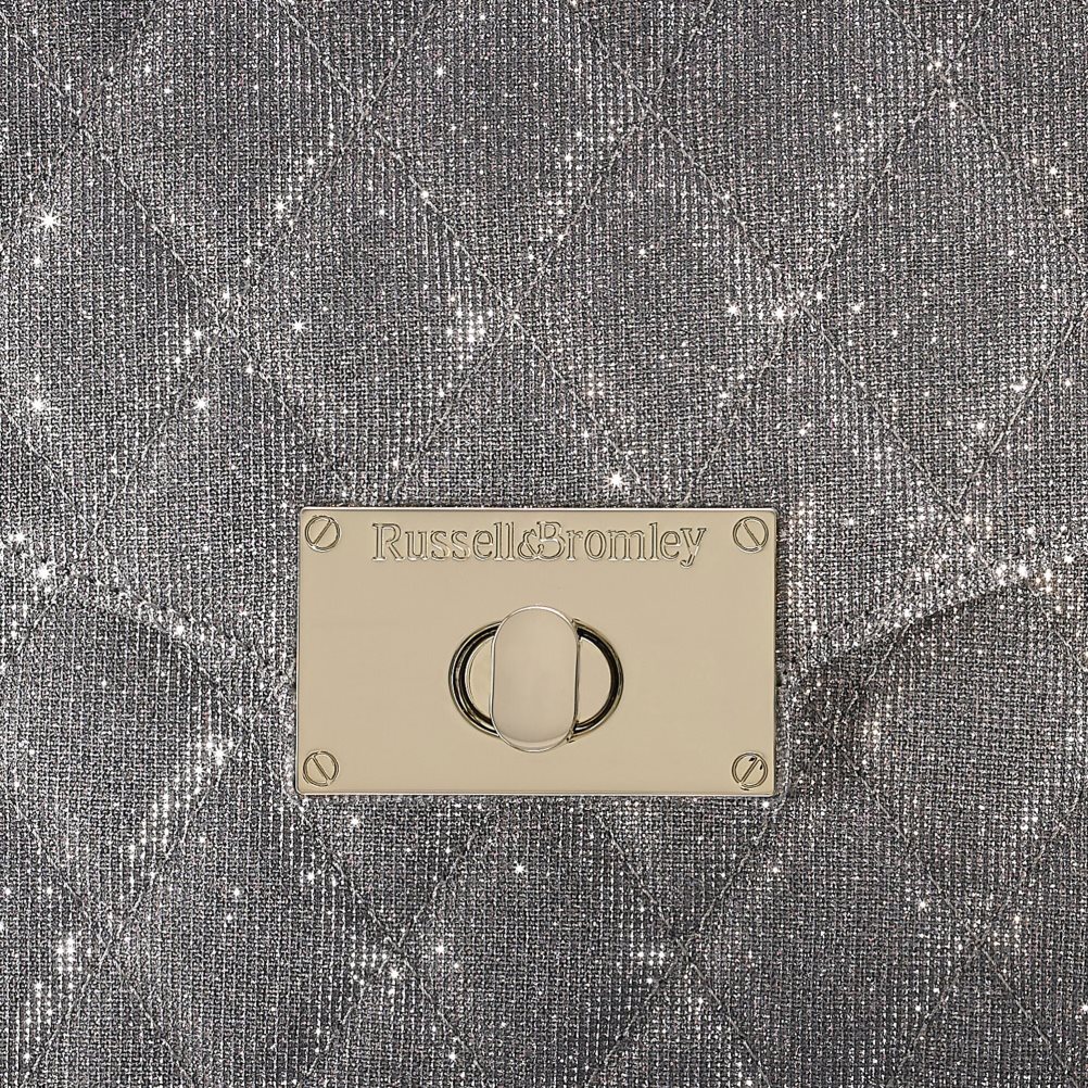Grey Russell And Bromley Quiltchain Large Chain Women's Shoulder Bags | CA-8753P