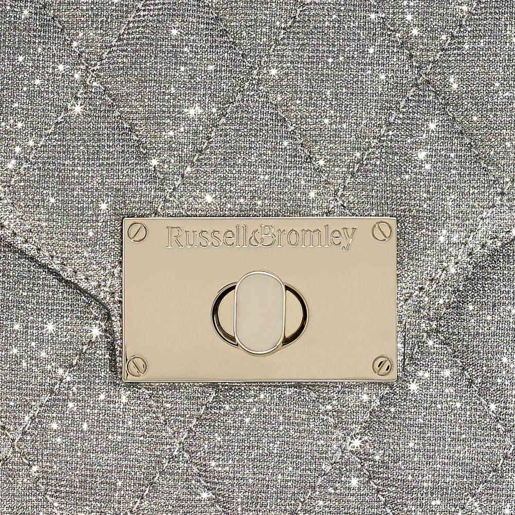 Grey Russell And Bromley Quiltpurse Boxy Chain Women's Shoulder Bags | CA-7205D