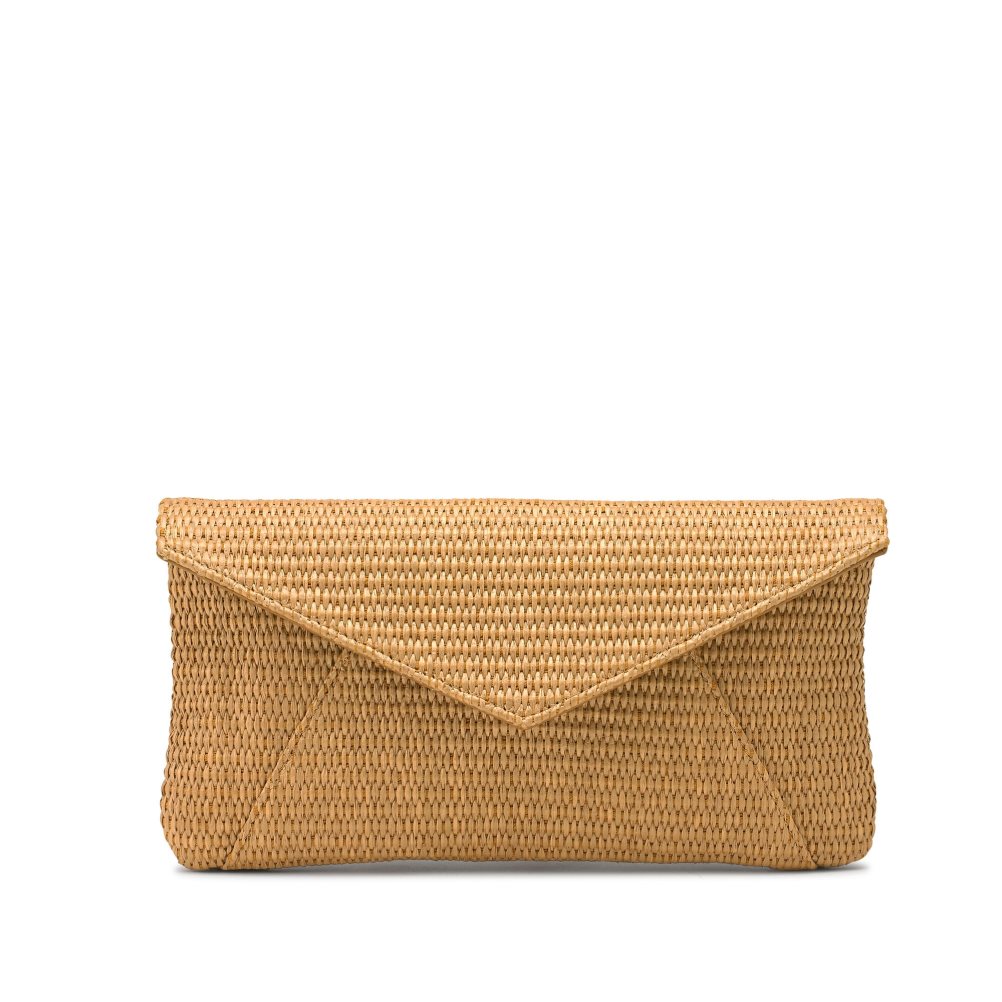 Khaki Russell And Bromley Topform Envelope Women\'s Clutch Bag | CA-3245G