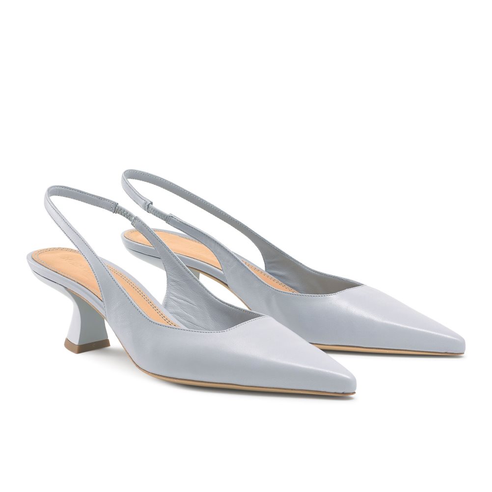 Light Blue Russell And Bromley Slingback Point Women's Pumps | CA-0786B
